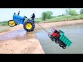 Scania Tipper Accident Mountain River Pulling Out Mahindra Tractor ? Dumper Truck | Hmt 5911 | CSToy