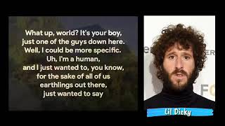 Lil dicky - Earth lyrics