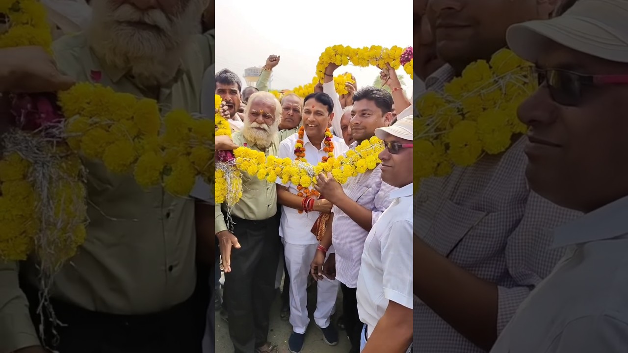 उपचुनाव अंता विधानसभा कांग्रेस उम्मीदवार प्रमोद कुमार भाया स्वागत 