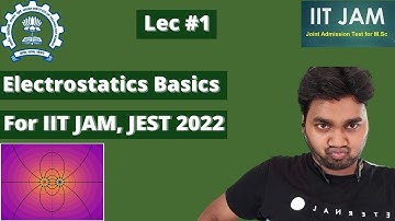 IIT JAM 2022 || Electrostatics || Coulomb