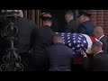 Sgt. Taylor&#39;s casket brought into St. Patrick&#39;s