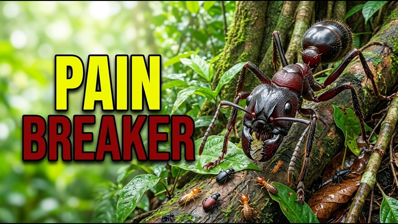 The Bullet Ant's Neurotoxin: How Poneratoxin Hijacks Pain Signaling