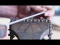 How to Sharpen a Chainsaw by hand with a file