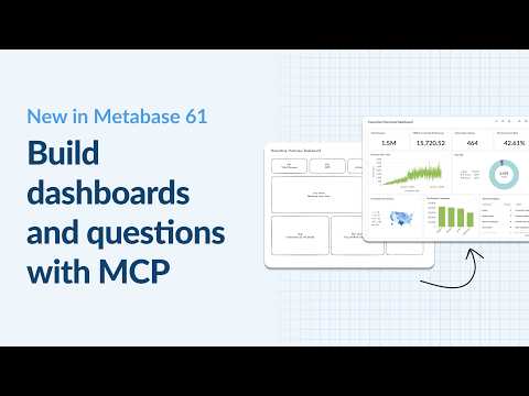 New in Metabase 61: Build dashboards and questions with MCP