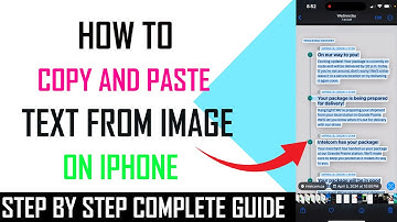how to copy and Paste text from image on IPhone - Full Guide