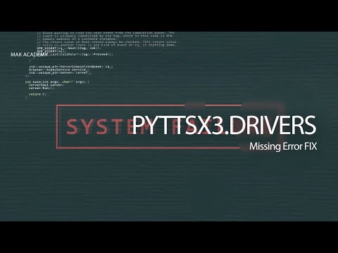 How to Fix ''Pyttsx3.drivers'' missing error? | JARVIS AI