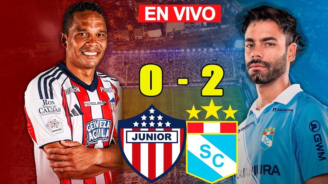 EN VIVO SPORTING CRISTAL vs. JUNIOR(2-0) I POR LA FECHA 3 DEL GRUPO F ...