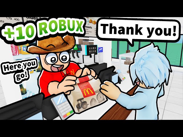 You can get ROBUX from working here class=