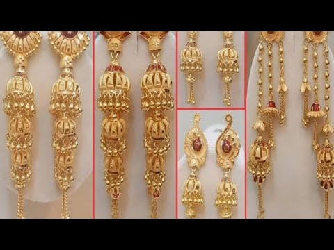 सोने का झुमका 👌👌New Latest Gold Jhumka Designs | gold jhumka design ...