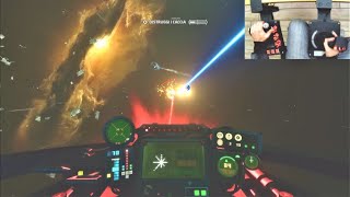 Star Wars Squadrons - B Wing Logitech X56 Hotas - 4K Gameplay Training Stage