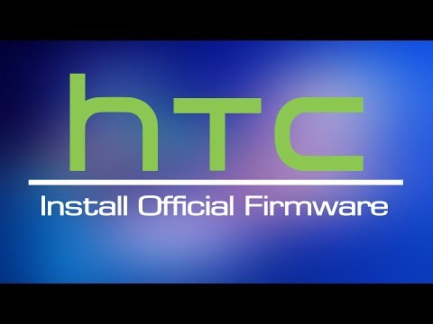 Install Official Firmware On HTC