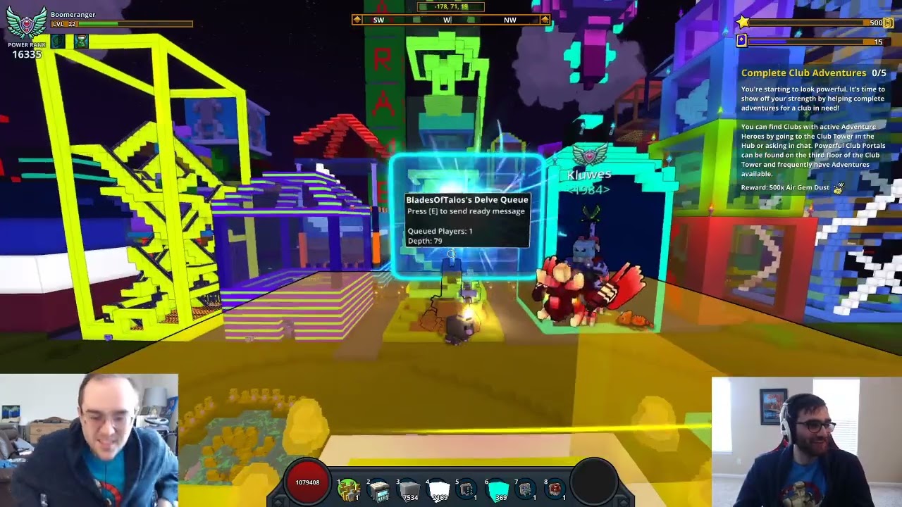 Trove Delves Review:  Team AJ Explores some caverns and does PVP