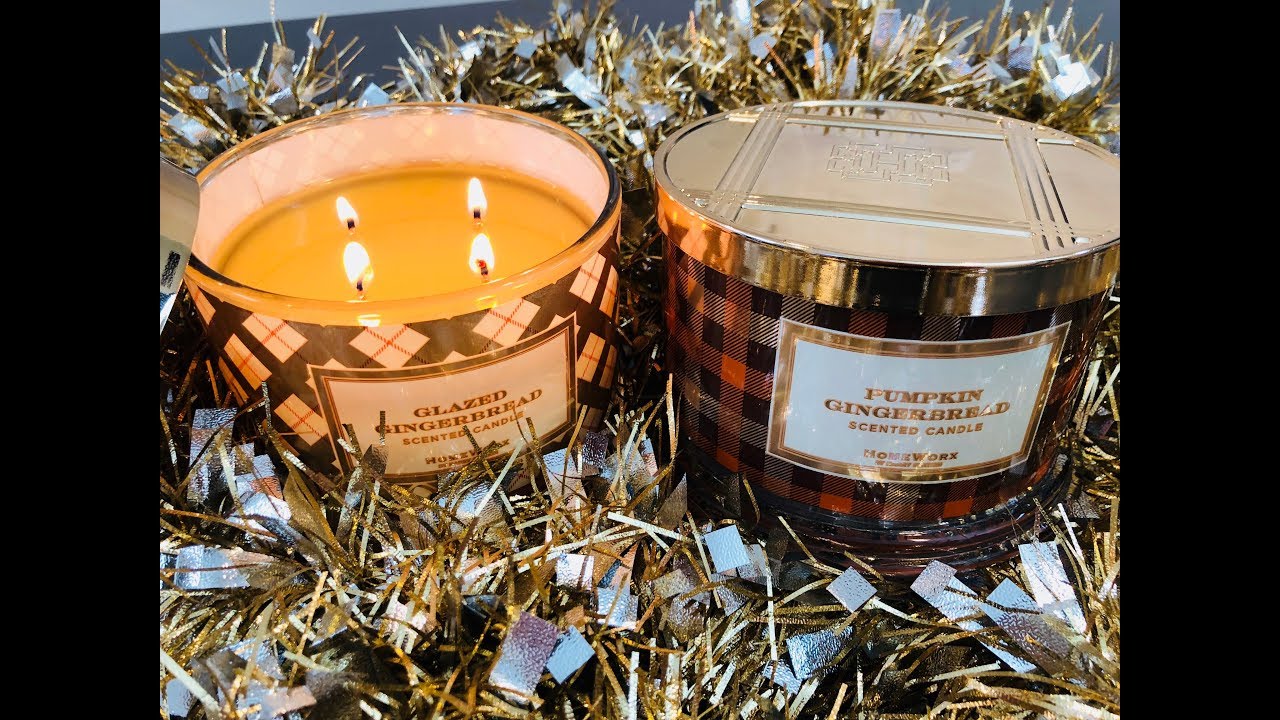 Gingerbread Treats Candle Collection Reviews Homeworx by Harry Slatkin YouTube