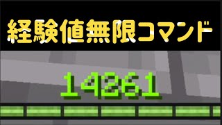 マインクラフト コマンド1個 無限経験値コマンド Youtube