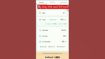 #my army clerk mock test result।। #trending #shortsfeed #motivation #viralvideo#army #armyclerk #ind