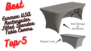 Best Spandex Table Covers 6ft Tablecloth Wedding Event Patio Table For The Money 2022| Top-5 Review
