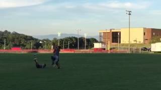 Catch at practice Austin Davis 2017