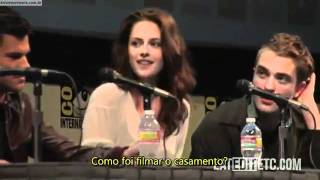 Breaking Dawn P1 Panel at Comic Con 2011 - Q&A with Robert, Kristen, Taylor & Bill - Part 2 [Leg]