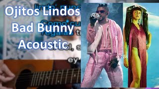 Karaoke - Bad Bunny - Ojitos Lindos (Acústico)