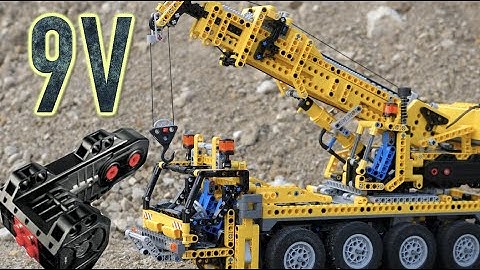 LEGO Technic 2005 Mobile Crane 8421 Reviewed! Legendary 9v Set!