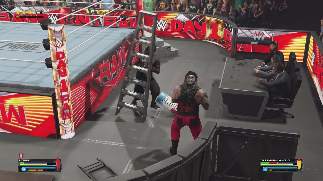 R-Truth vs The Fiend Bray Wyatt 🪜 LADDER MATCH 😱 WWE UNBELIEVABLE