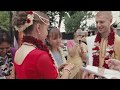 Vedic wedding "Vivaha Yagya in the rain"