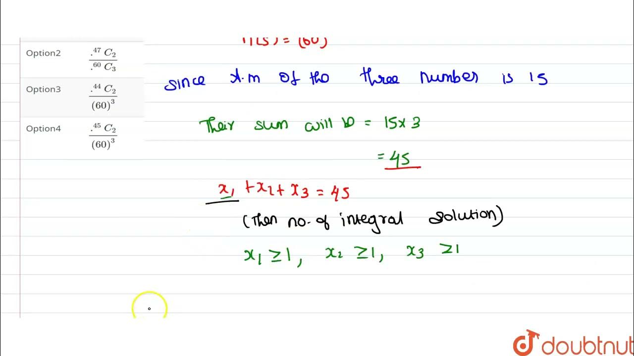 Three Numbers Are Selected Shorts