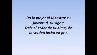 Video thumbnail of "Da lo mejor al maestro - Himno instrumental"