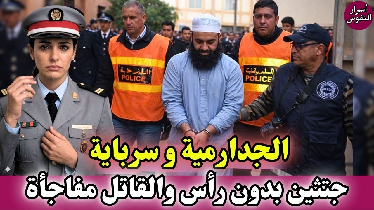 قضية الجدارمية ونادلة المطعم 2 جتث مقتولين  بلا رأس وسط البحر وتفضح سر قضايا شرطة مغربية