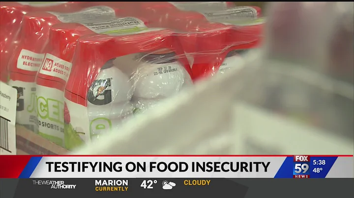 Congress hears testimony on the nation's food insecurity