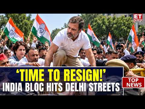 ‘Gyanesh, It’s Done Bro’: Rahul Gandhi Leads INDIA Bloc Protest March To ECI, Demands Resignation
