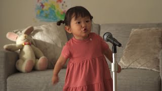 【メイキング】2歳の歌姫・村方乃々佳ちゃん初CM出演！