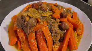 Bœuf aux carottes l'ham bkhizou recette marocain