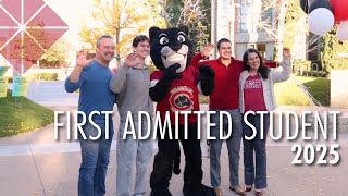 First Admitted Student at #ChapmanU!