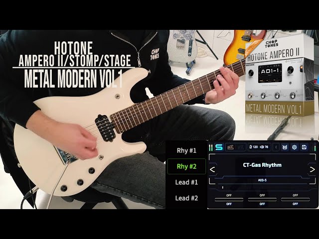 Hotone Ampero II Sound Clones | Metal Modern vol1 | Playthrough