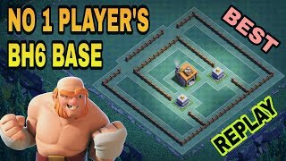 Best Bh6 Base Design With Replay Proof Builder Hall 6 Top Players Base Layout Clash Of Clans