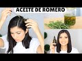 COMO HACER ACEITE DE ROMERO 🌿 LO MEJOR PARA CRECER EL CABELLO Y EVITAR LA CASPA | Bessy Dressy