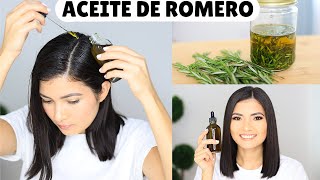 COMO HACER ACEITE DE ROMERO  LO MEJOR PARA CRECER EL CABELLO Y EVITAR LA CASPA | Bessy Dressy