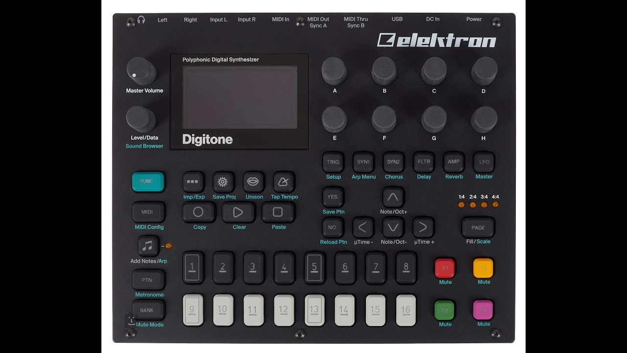 Elektron Digitone - YouTube