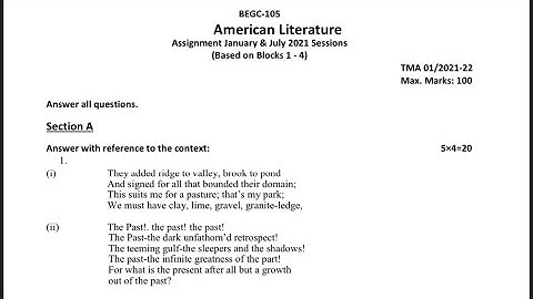 BEGC 105 ENGLISH MEDIUM HANDWRITTEN ASSIGNMENT 2021-22 | FOR PDF WHATSAPP ON 9354372788