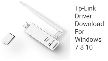 How To Download Tp-Link Driver And Installations Without CD For Any Windows.