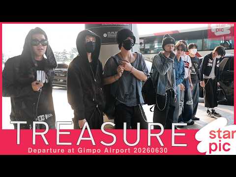 트레저 '멋진 보물들!' [STARPIC] TREASURE Departure at Gimpo Airport 20260630