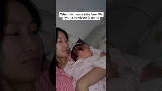 How was life with new born #newborn #baby #couple #married