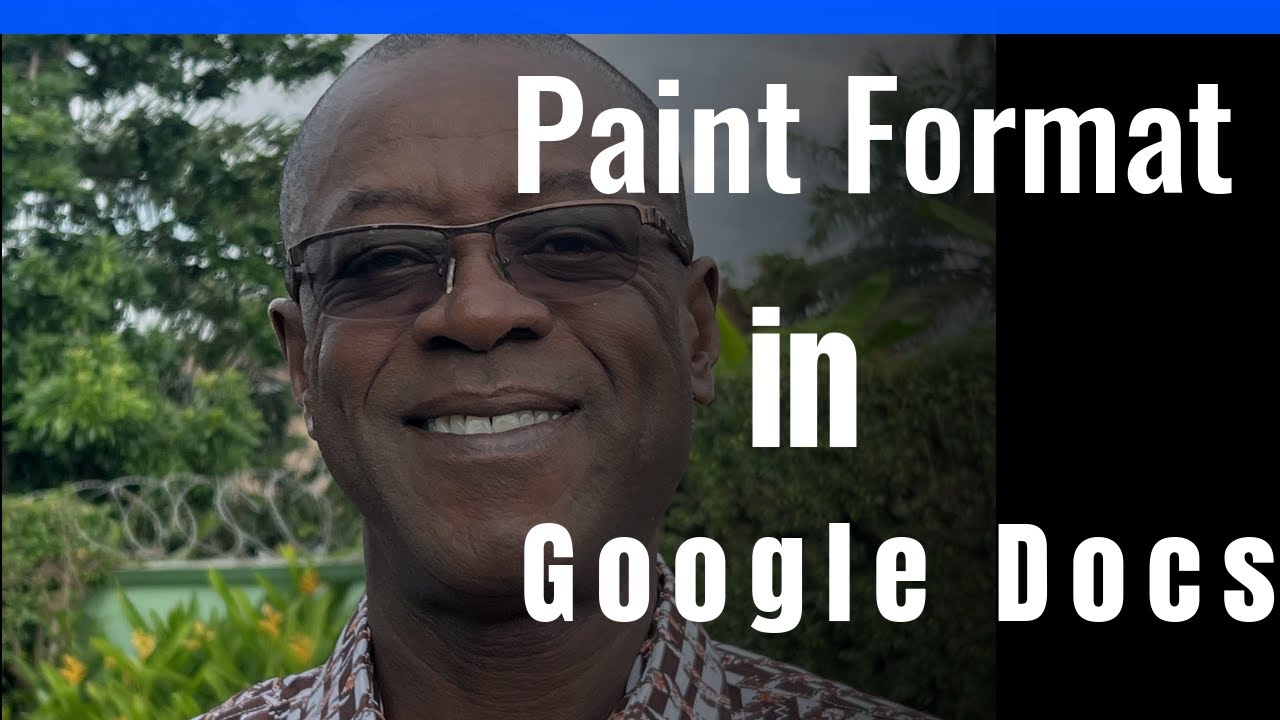 Paint formatting in Google Docs YouTube