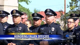 Jackson County unites to honor fallen officers