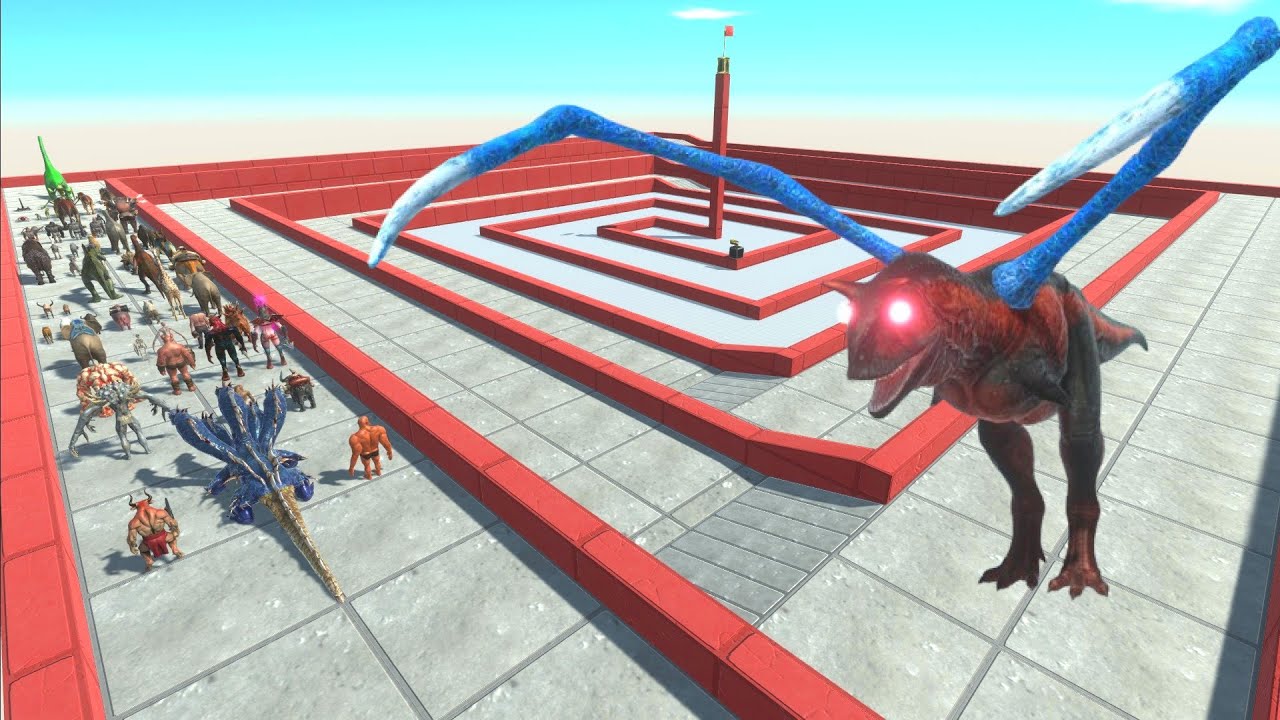 ESCAPE FROM ALIEN CARNOTAURUS - ARBS - Animal Revolt Battle Simulator