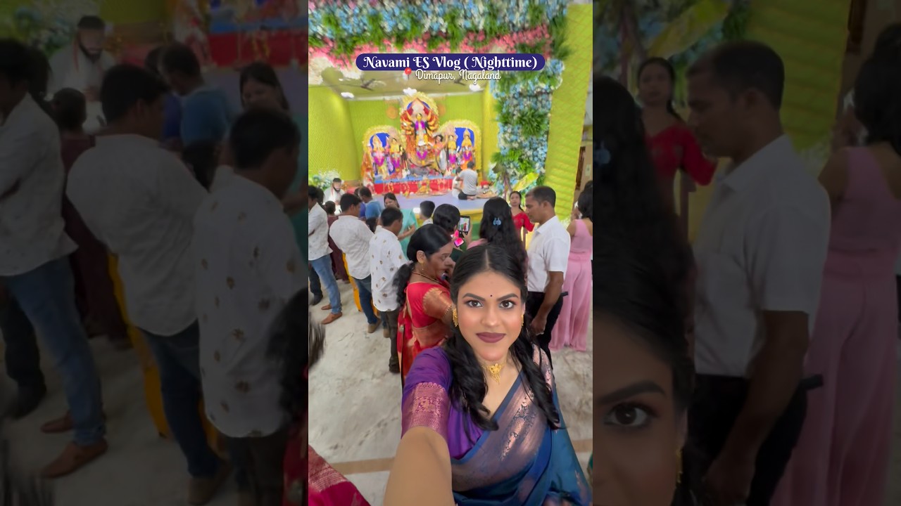 Navami Night Vlog ❤️🐚 