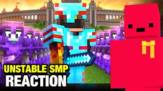 Wolfeei Reacts to FlameFrags Simulating a Minecraft PVP Tournament | Unstable SMP