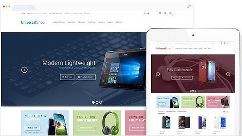 Universal Shop Joomla Template