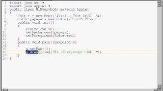 applets java tutorial